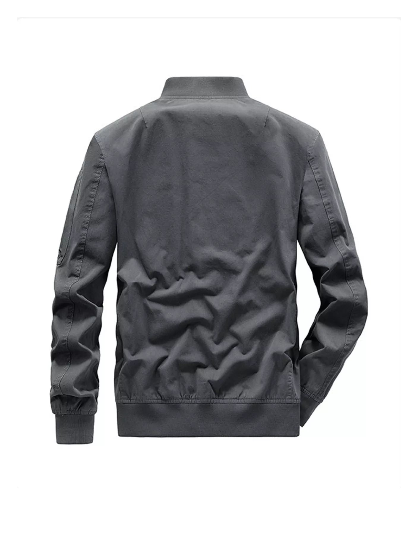 Men's Plus Size Casual Lightweight Bomber Jacket