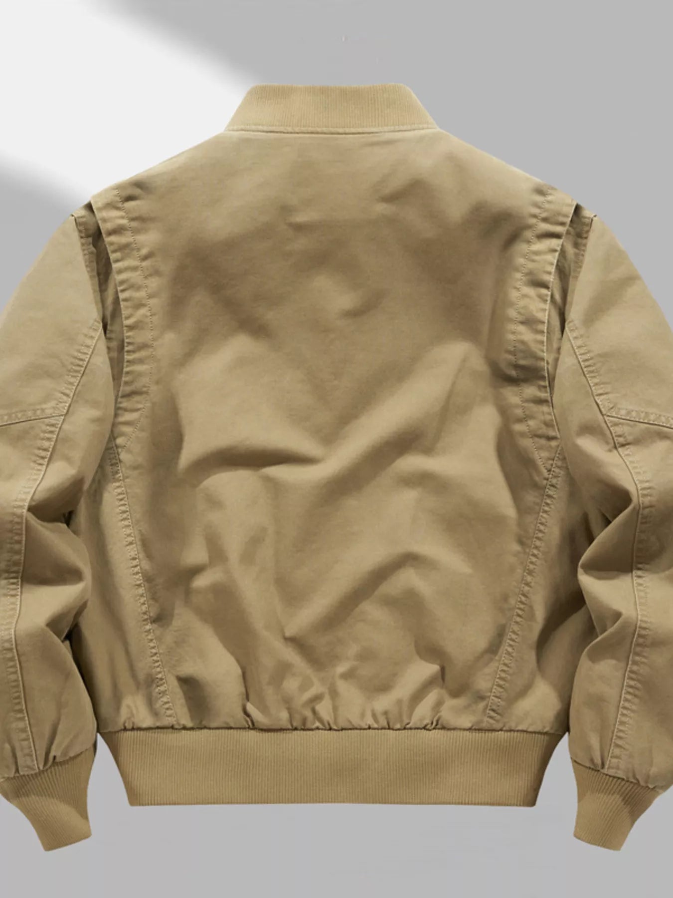 Men's Plus Size Zip Up Bomber Jacket