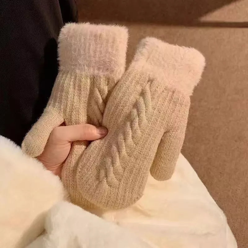 Cozy Knitted Winter Gloves
