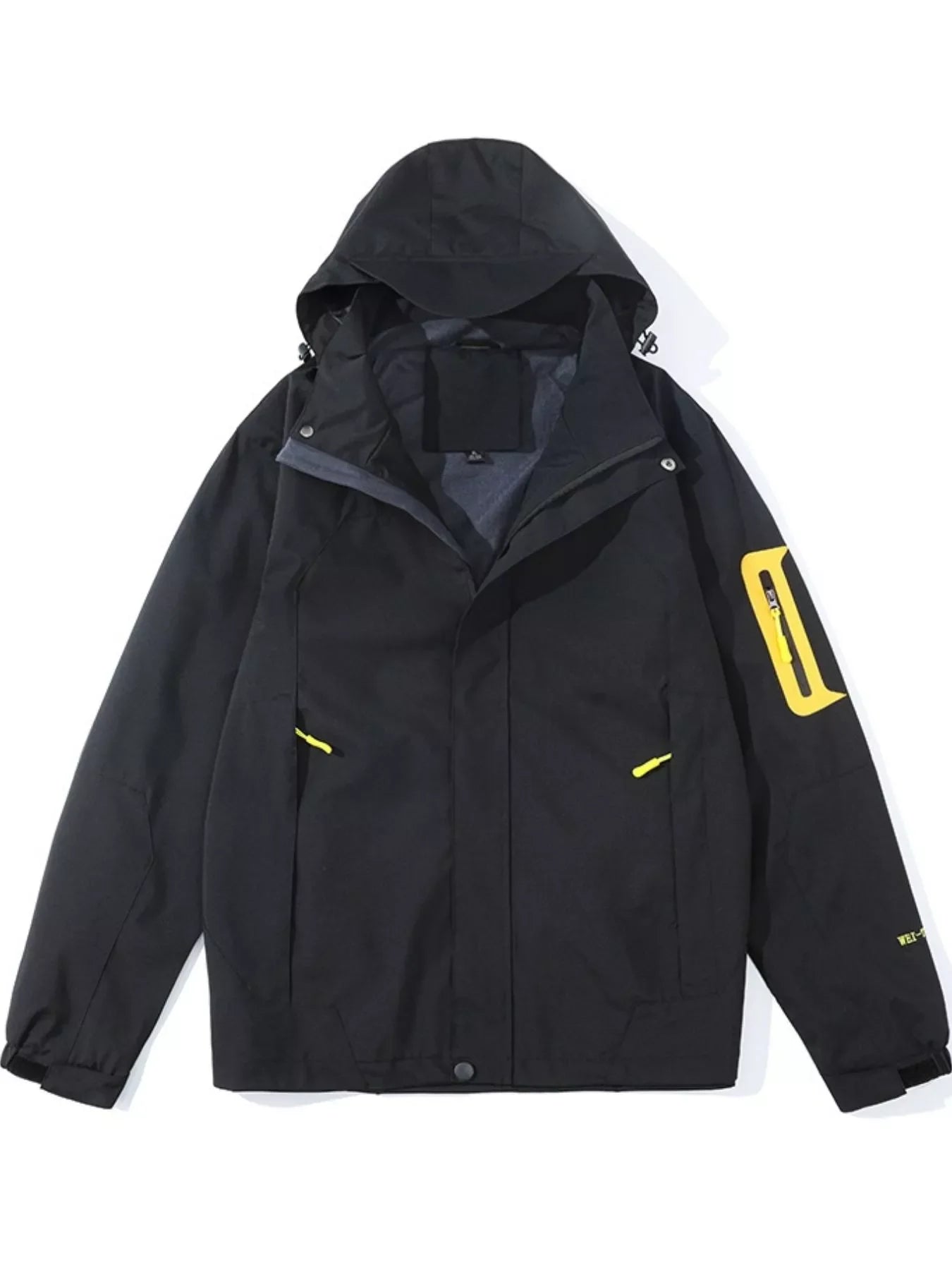 Men's Plus Size Hooded Waterproof Windproof Outdoor Jacket