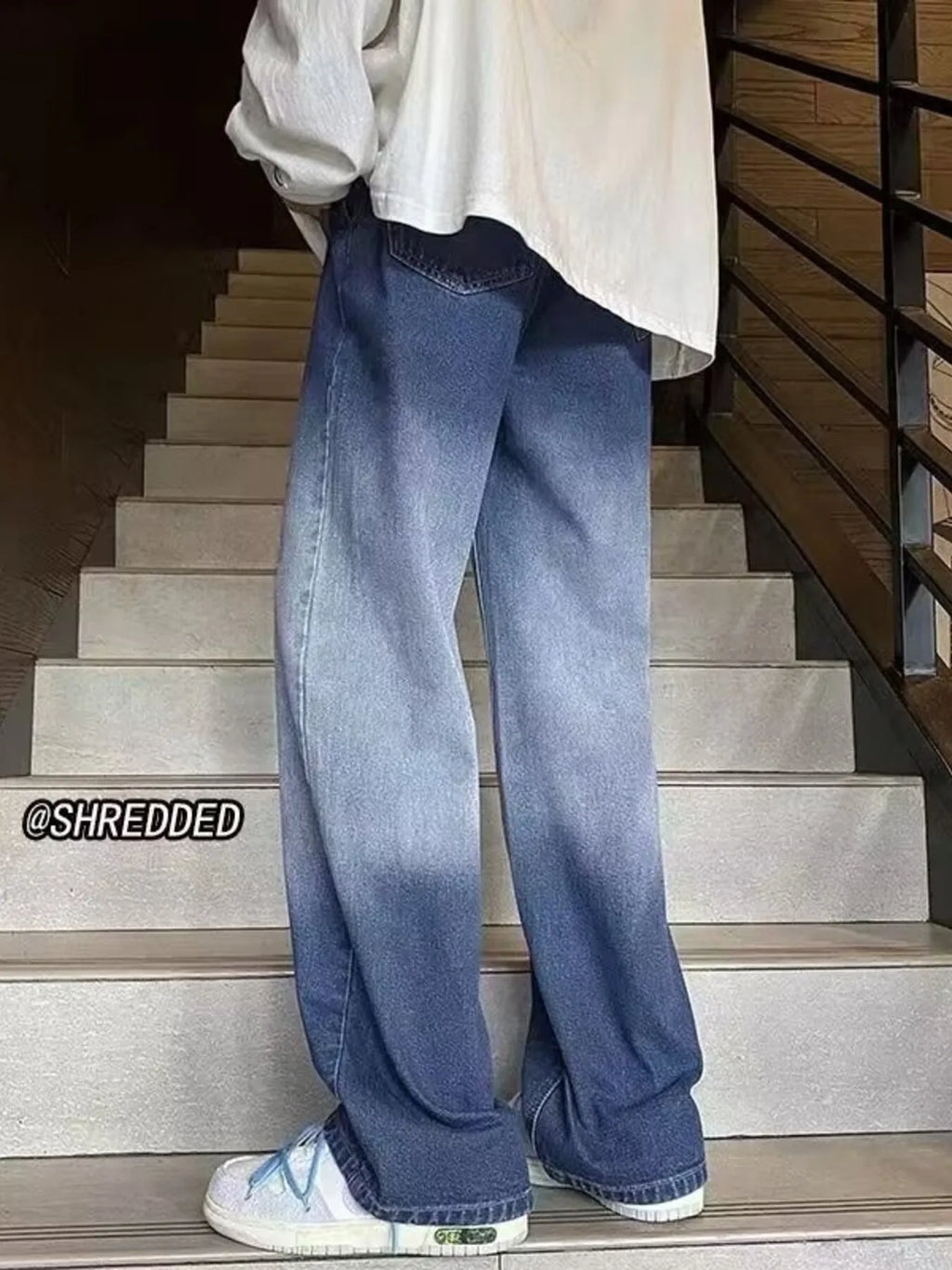 Men's Full Size Loose Fit Jeans Plus Size