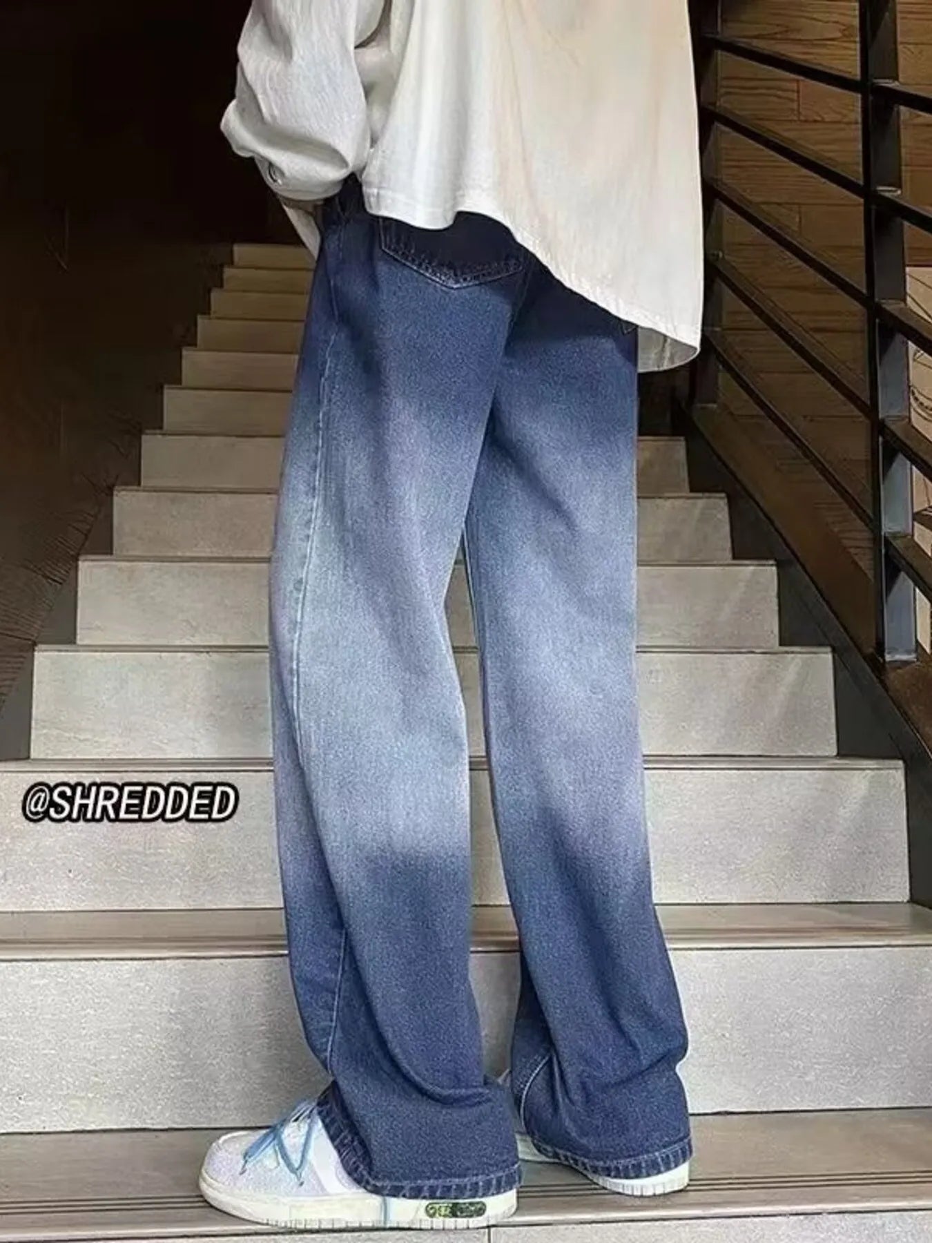 Men's Full Size Loose Fit Jeans Plus Size