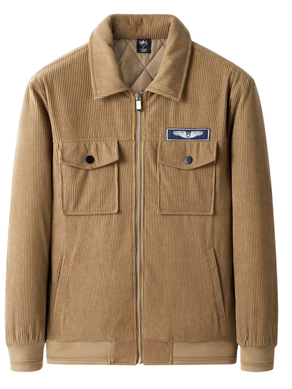 Men's Plus Size Lightweight Zip Up Outdoor Jacket