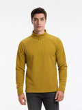 Men's Plus Size Comfortable Half-Zip Sweatshirt