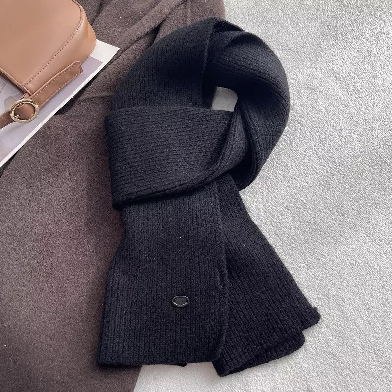 Pure Wool Warm Knit Scarf