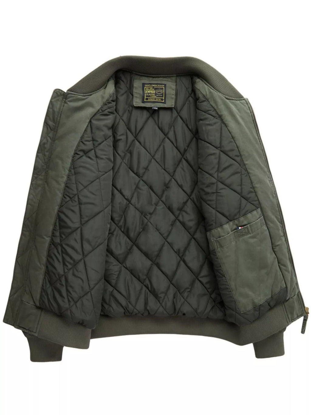 Men's Plus Size Zip Up Long Sleeve Jacket