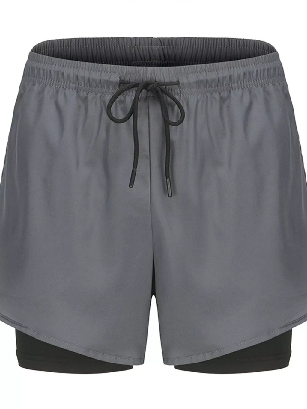 Men's Plus Size Drawstring Active Shorts