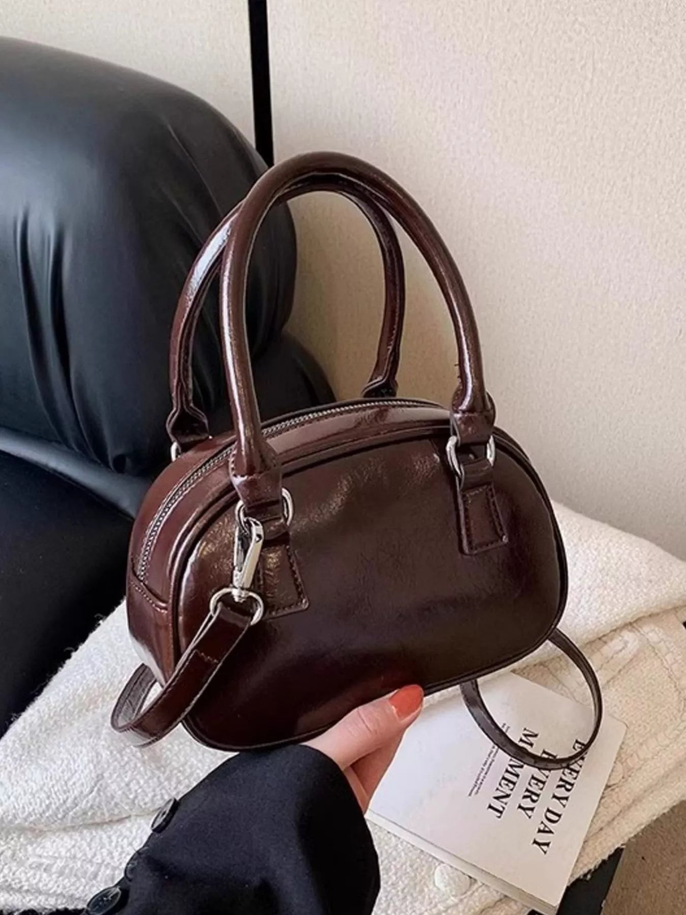 Top Handle Crossbody Bag