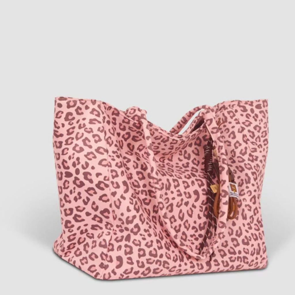 Leopard Print Oversized Tote Bag