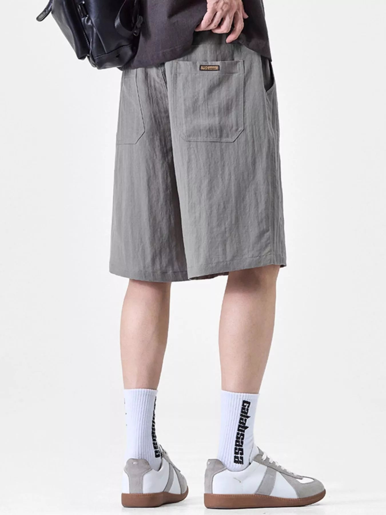 Men's Plus Size Casual Lightweight Drawstring Shorts