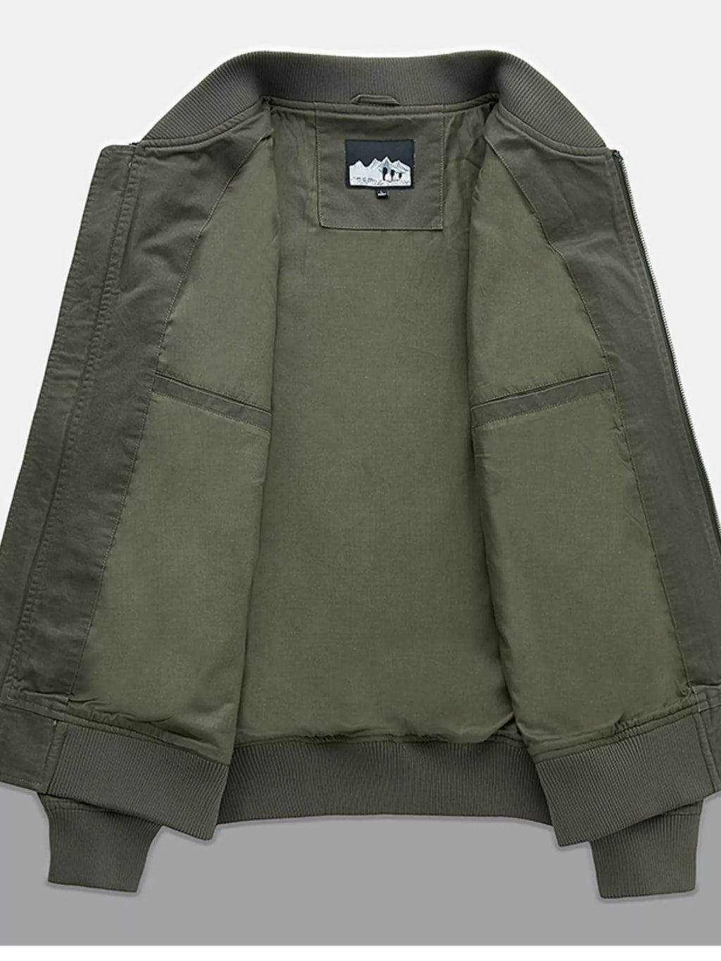 Men's Plus Size Casual Lightweight Bomber Jacket