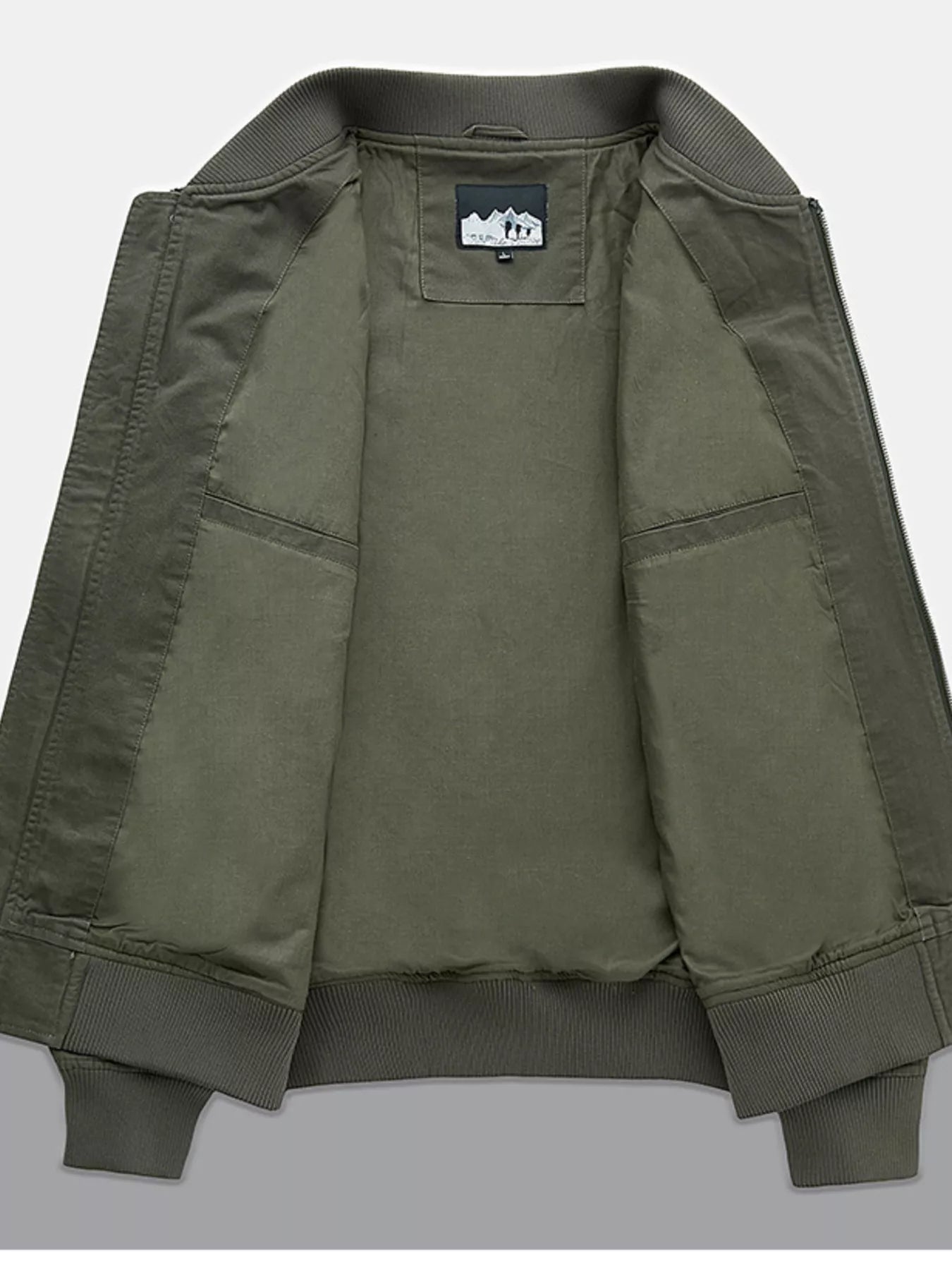 Men's Plus Size Casual Lightweight Bomber Jacket