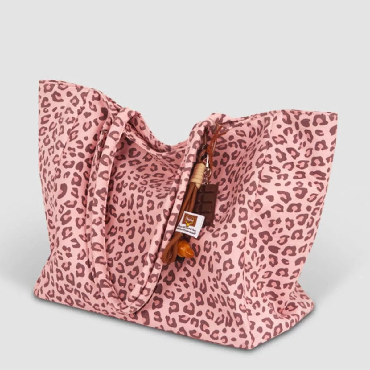 Leopard Print Oversized Tote Bag