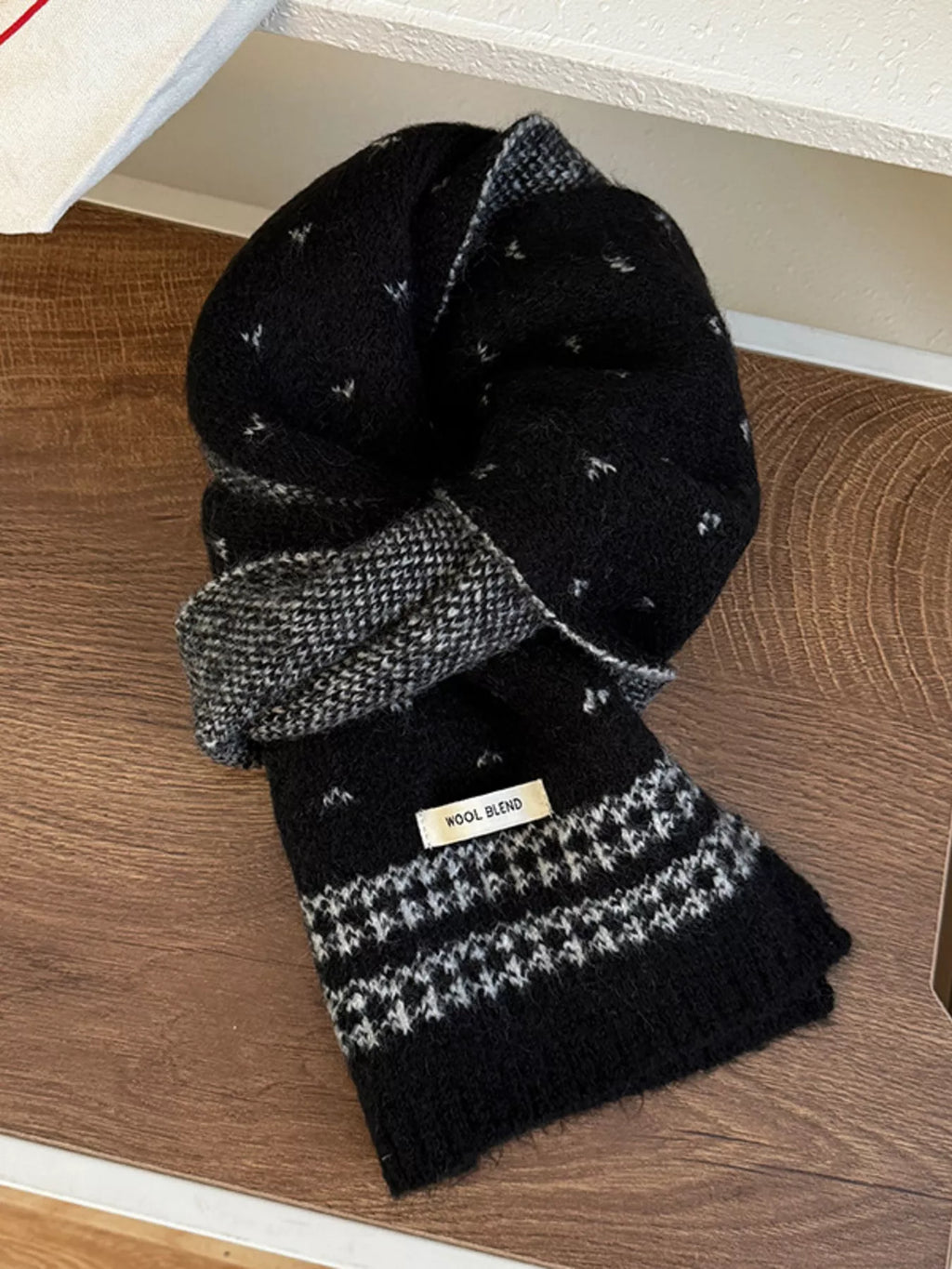 Winter Warm Knitted Scarf