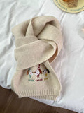 Embroidered Dog Plush Scarf