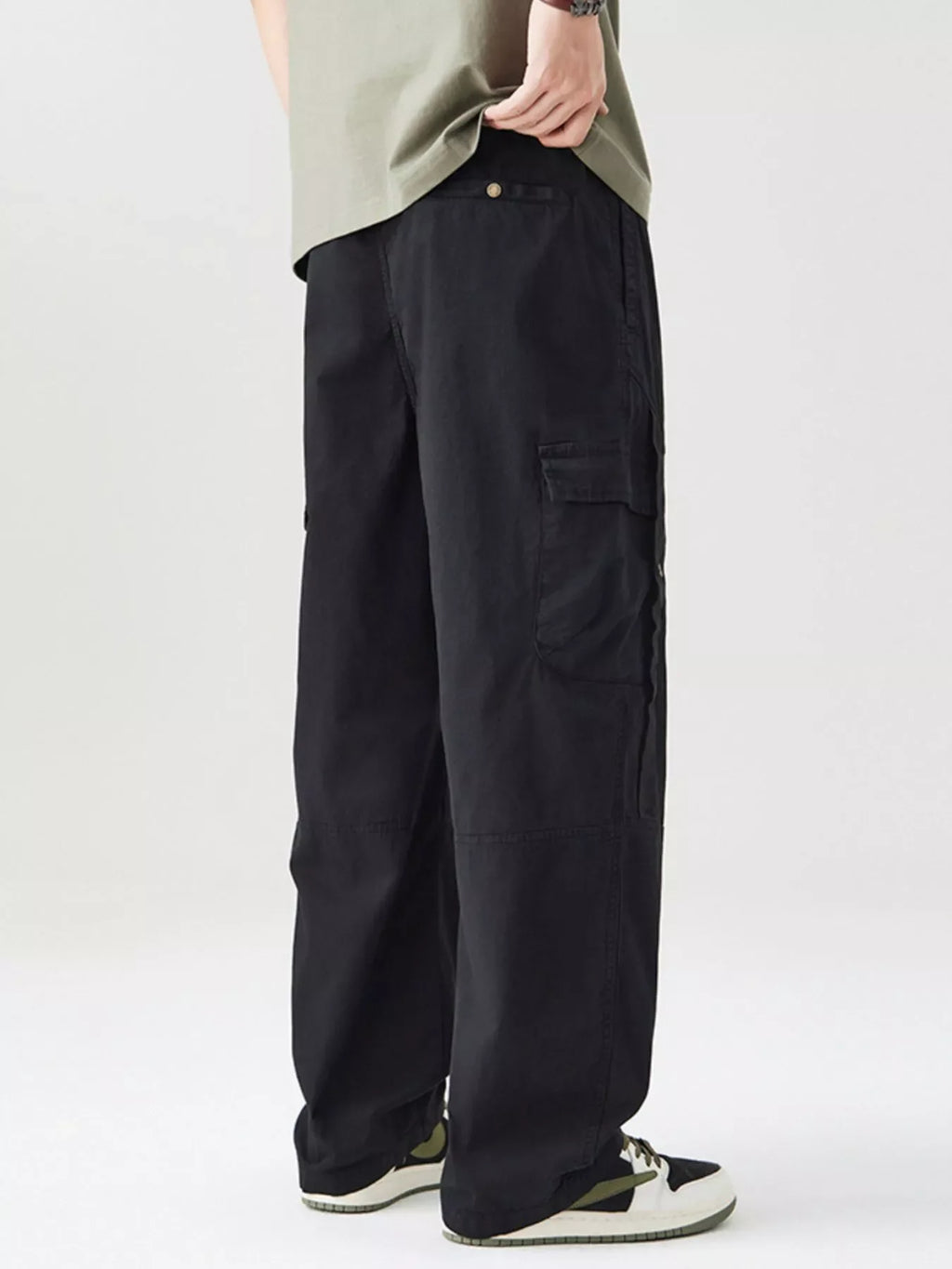 Men's Full Size Loose Fit Cargo Pants Plus Size
