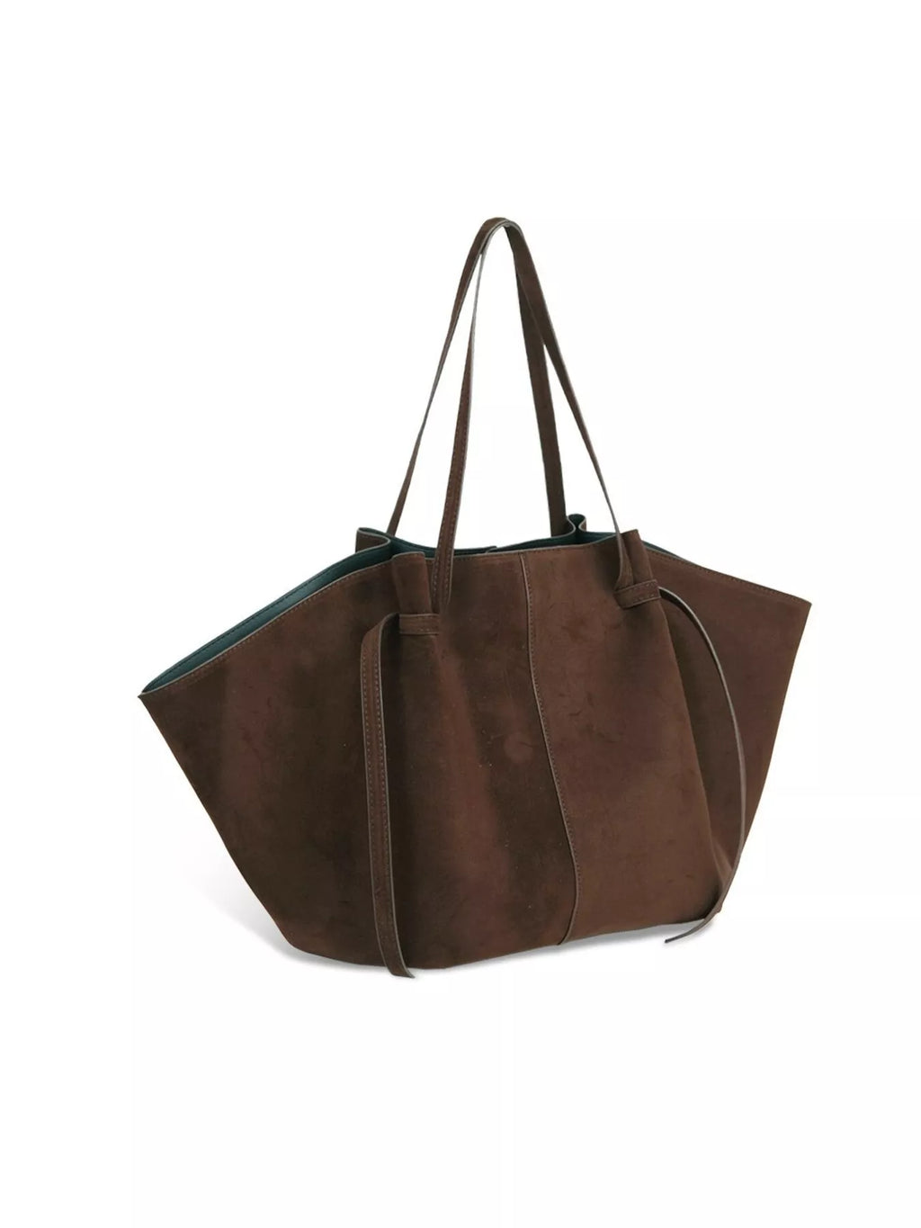Solid Color Suede Tote Bag