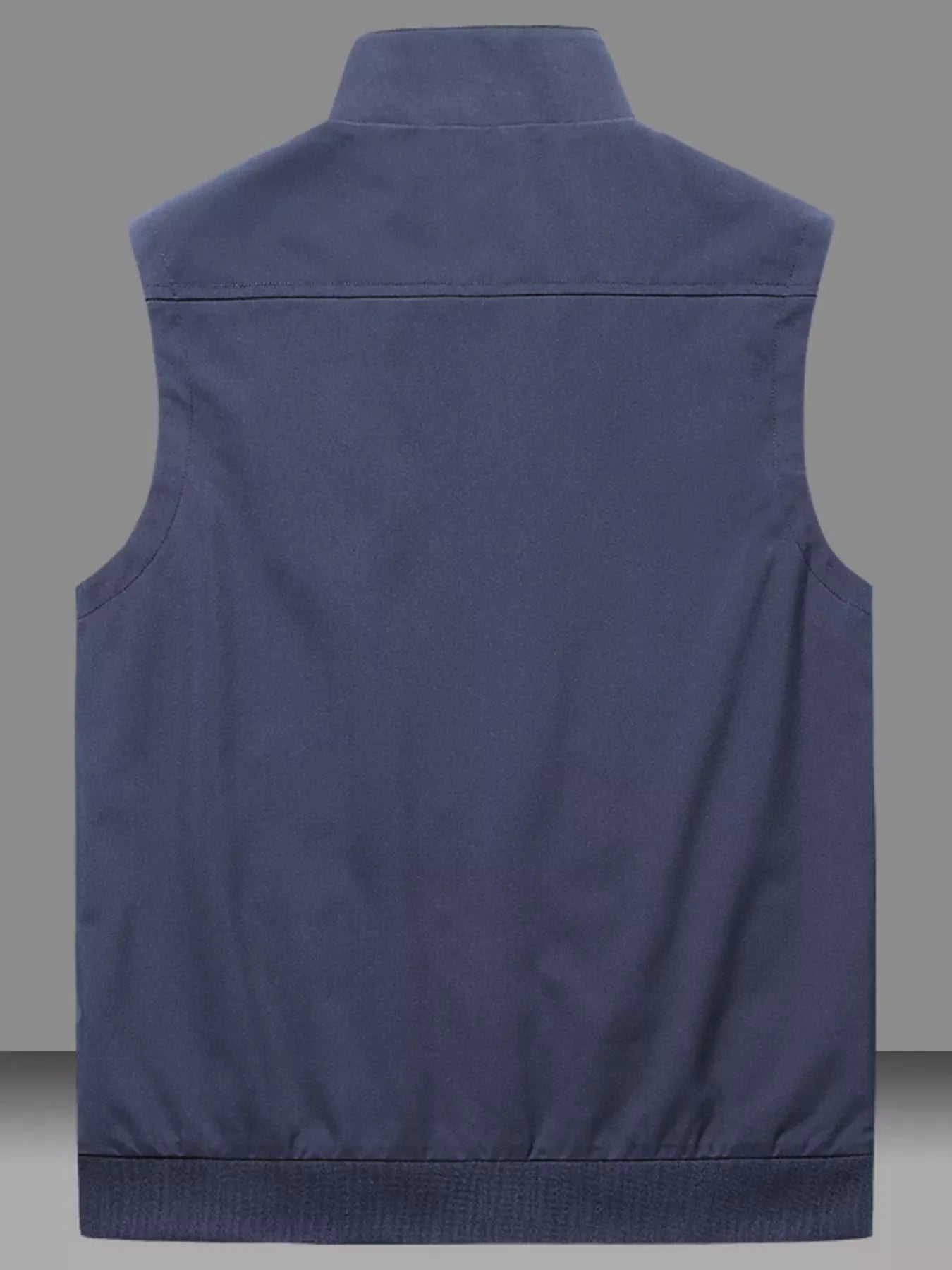 Men's Plus Size Zip Up Vest Coat