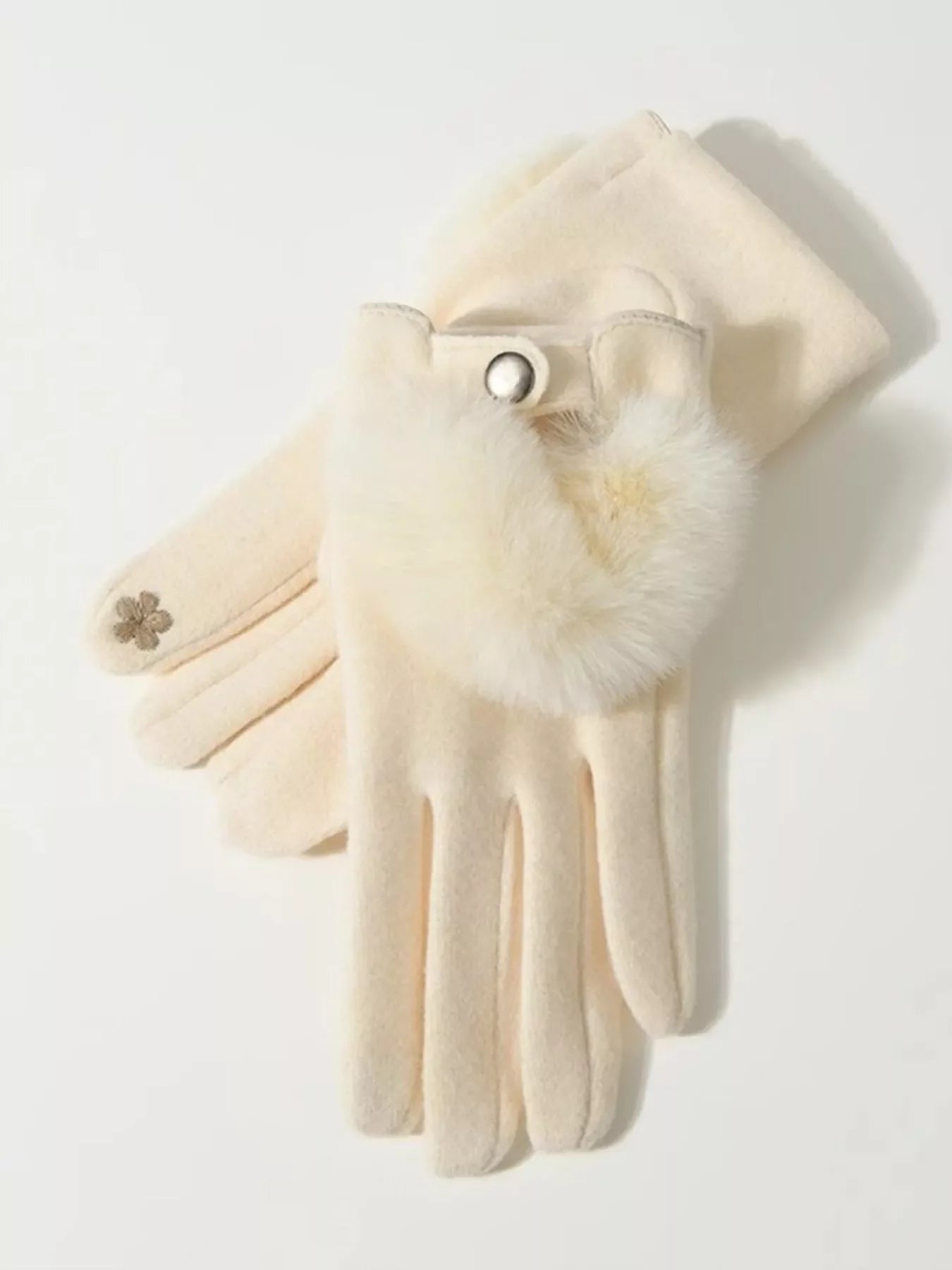 Faux Fur Cuff Gloves