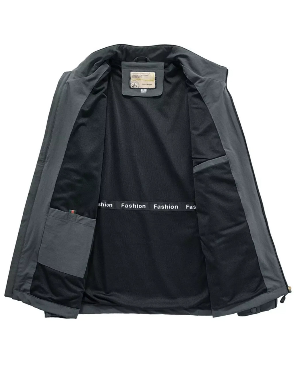Men's Plus Size Casual Lightweight Windbreaker Jacket