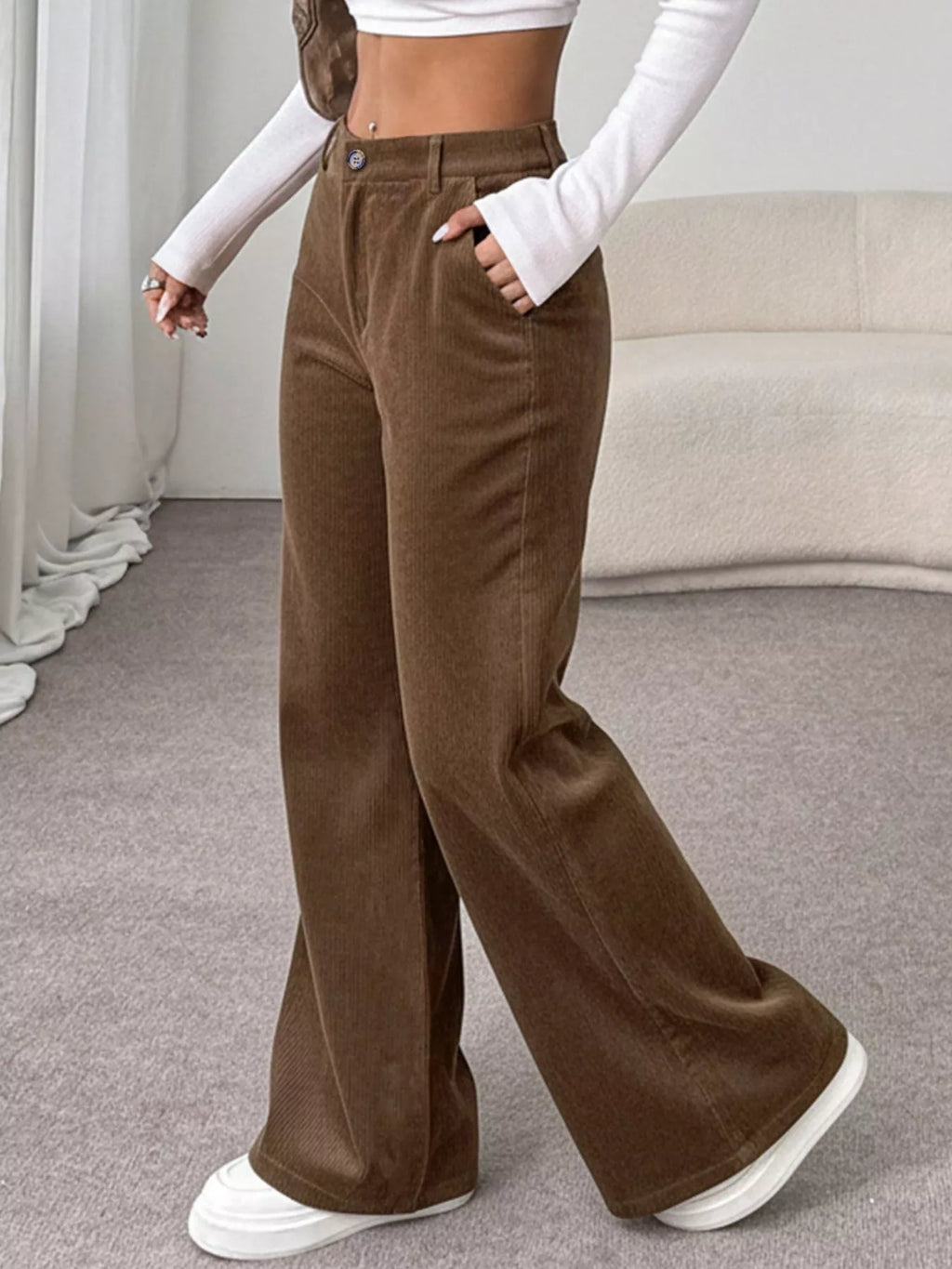 Wide Leg Casual Pants