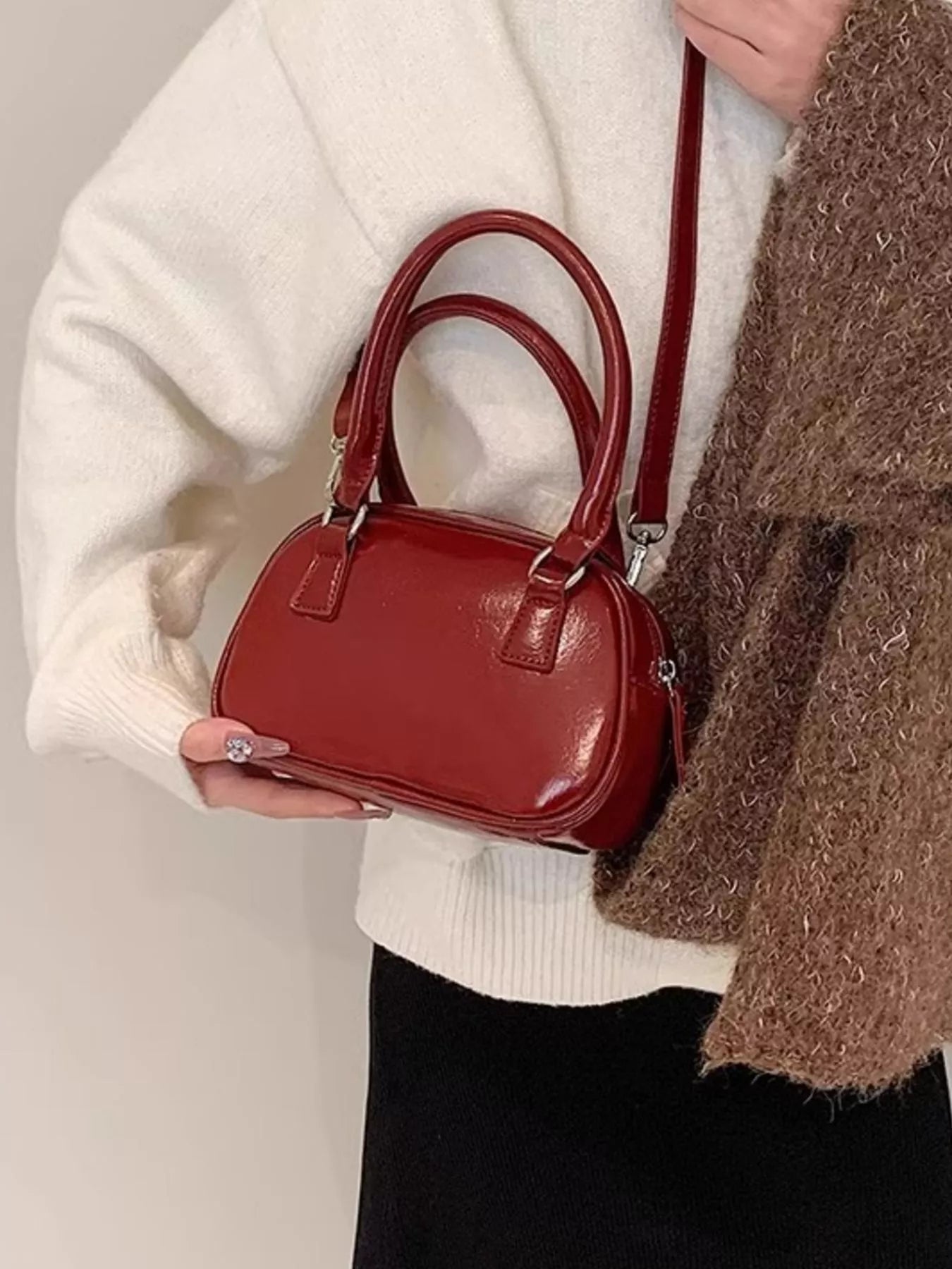 Top Handle Crossbody Bag