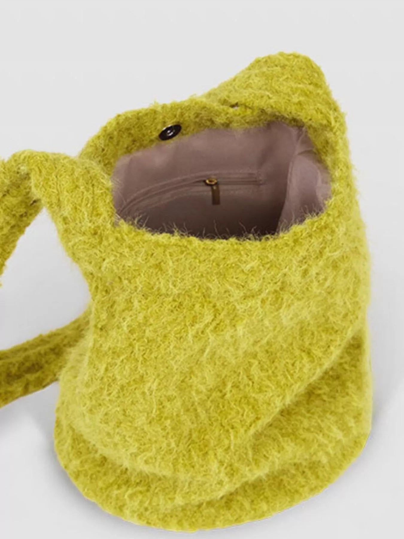 Textured Knit Crossbody Bag