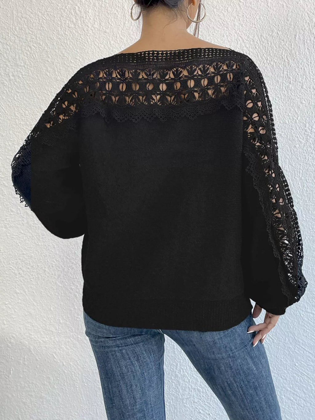 Crochet Long Sleeve Sweater