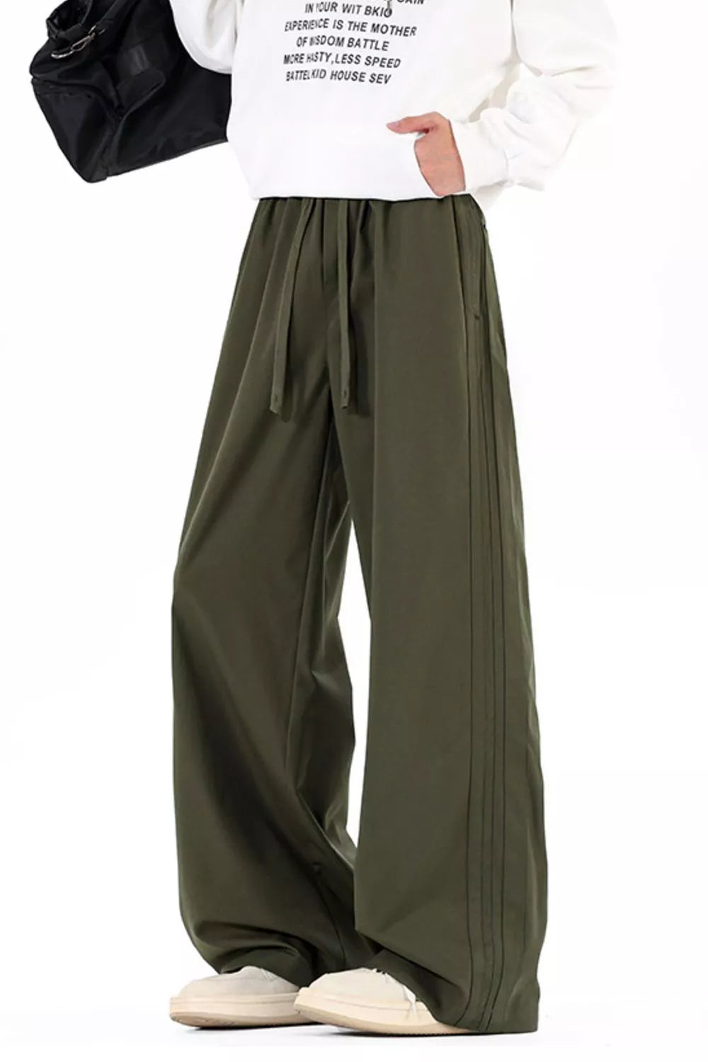 Men's Wide Leg Casual Pants