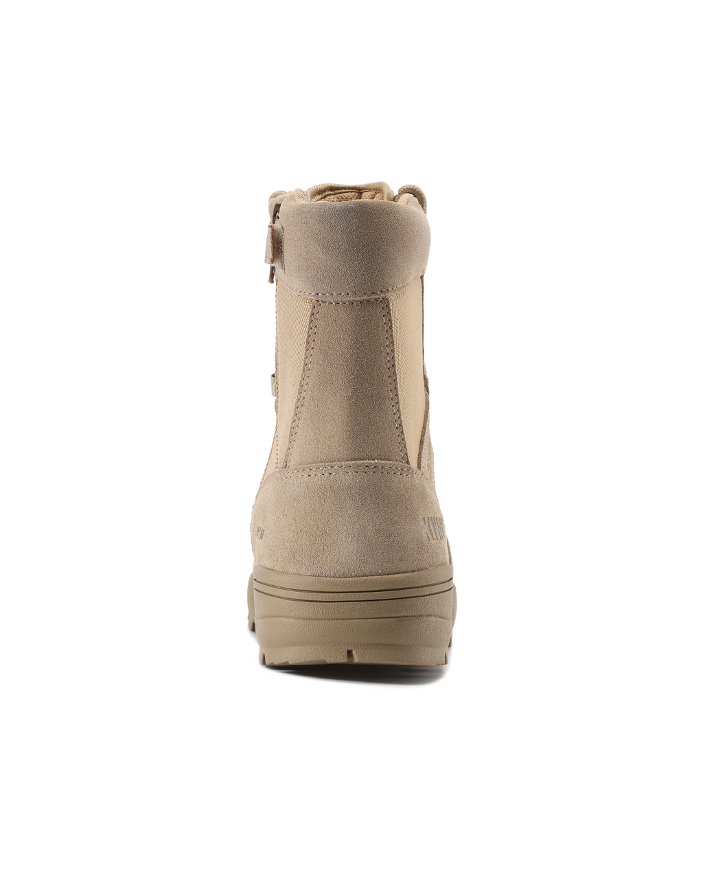 Kiwi Durable Sand Suede 6.5" Steel Toe Zipped Water Resistant Tactical Boots [60200]
