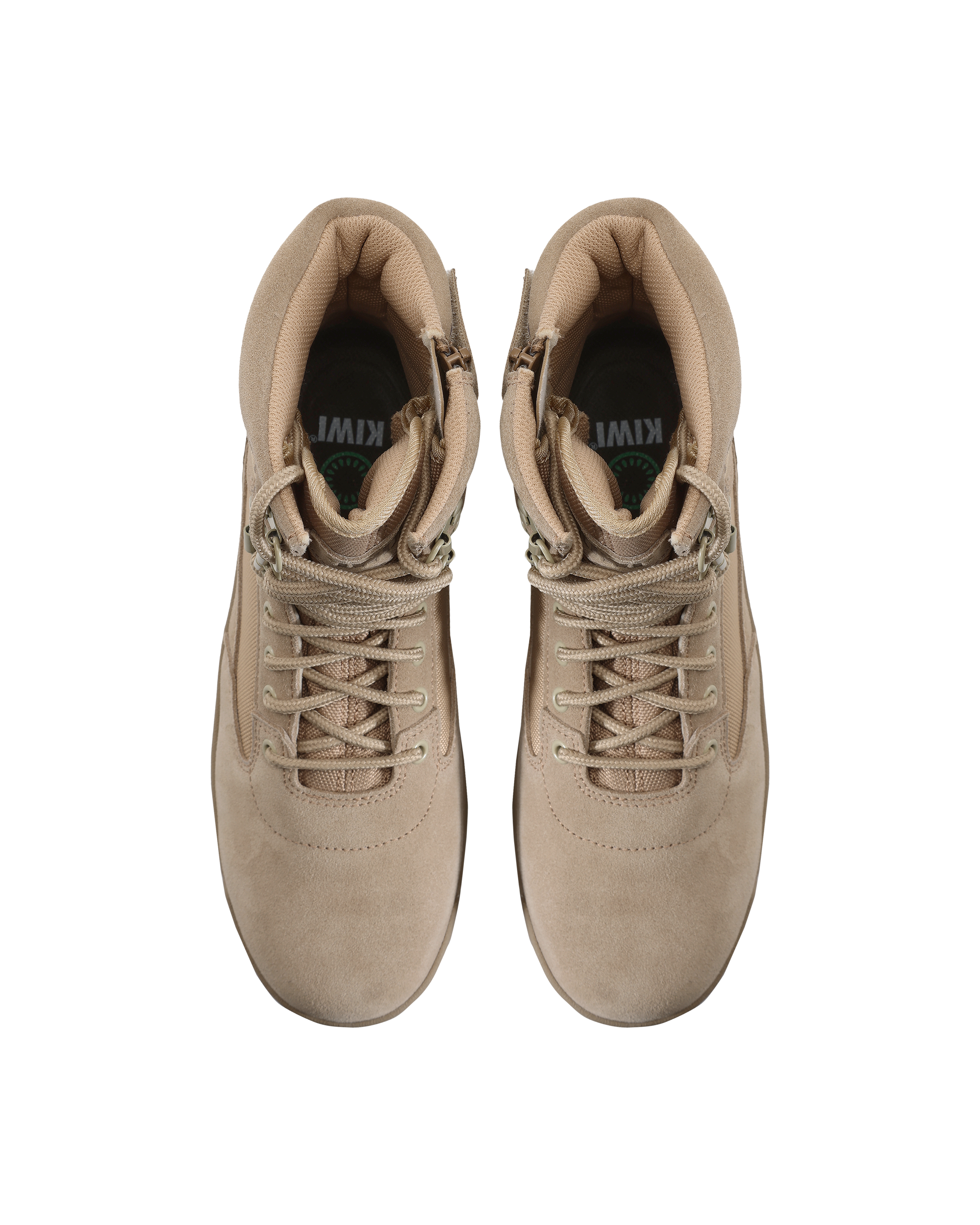 Kiwi Durable Sand Suede 6.5" Zipped Water Resistant Tactical Boots [62100]