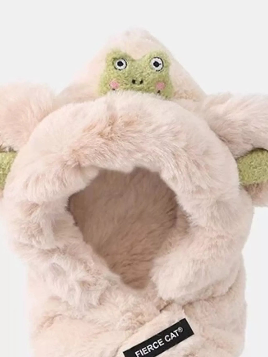 Children's Frog Plush Scarf Hat