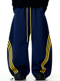 Men's Wide-Leg Striped Pants