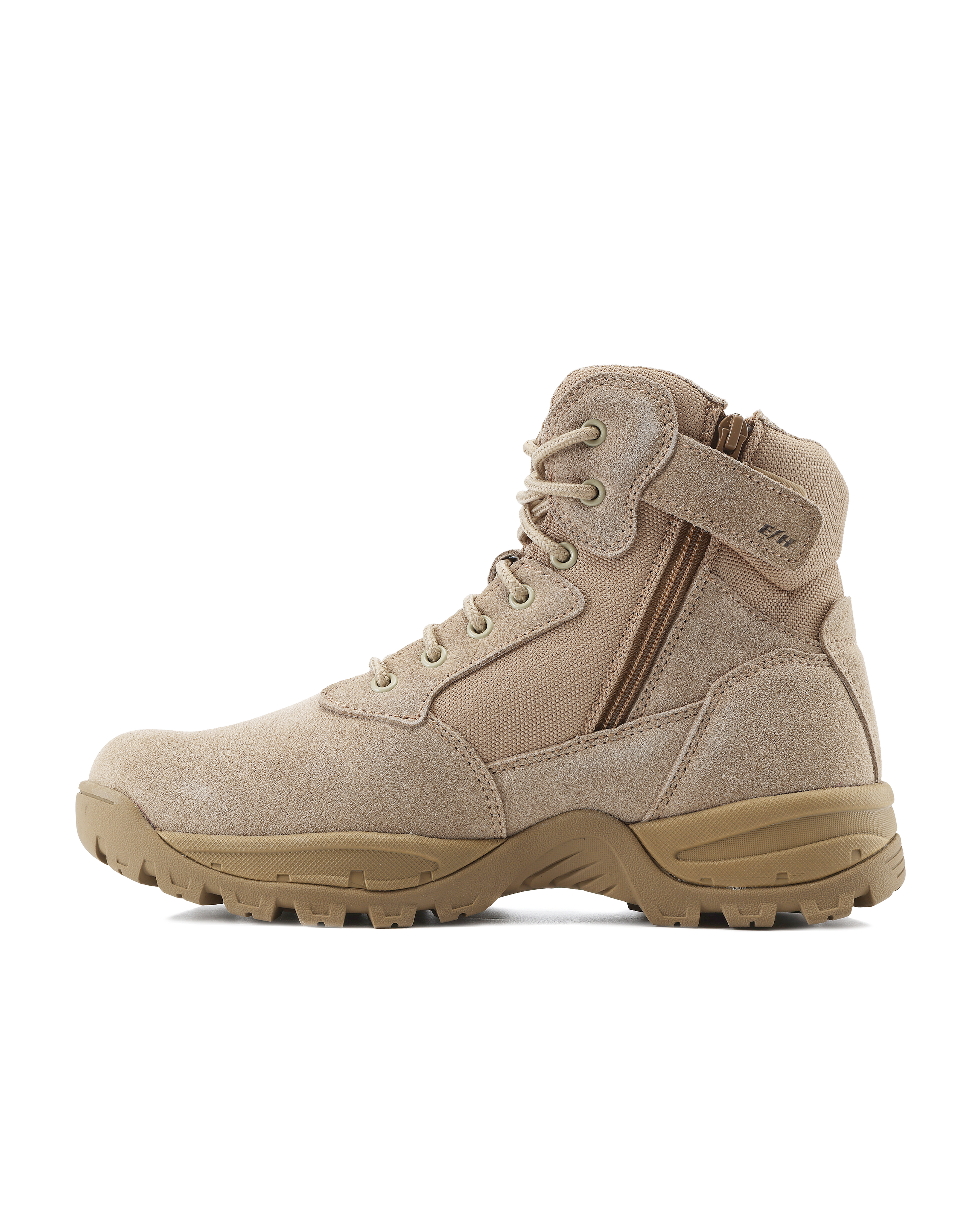 Kiwi Rugged Sand Suede Mid-Cut 6" Steel Toe Zipped Water Resistant Tactical Boots [60000]