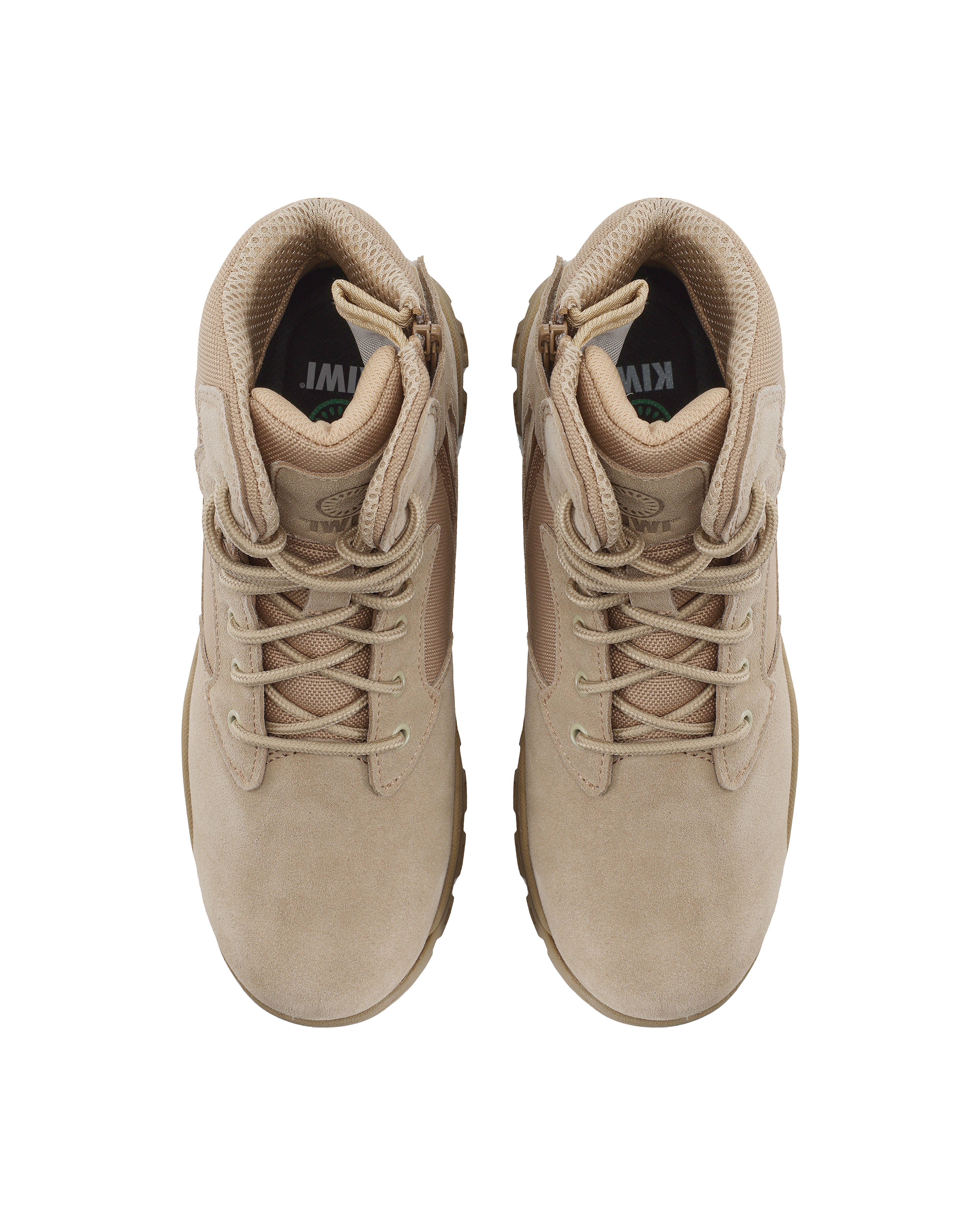 Kiwi Rugged Sand Suede Mid-Cut 6" Zipped Water Resistant Tactical Boots [63000]