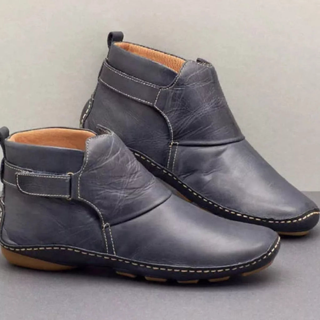 PU Leather Ankle Boots