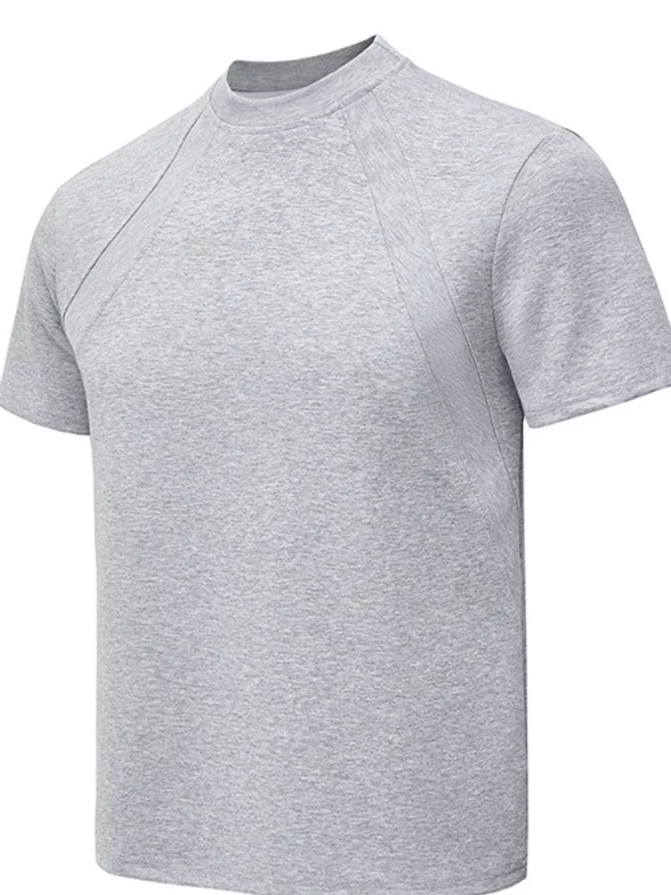 Men's Plus Size Classic Fit Round Neck T-Shirt