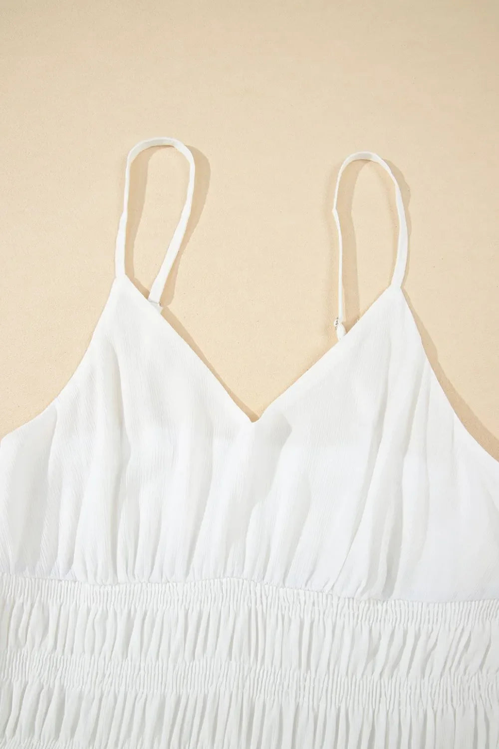 V-Neck High Waist Cami Dress