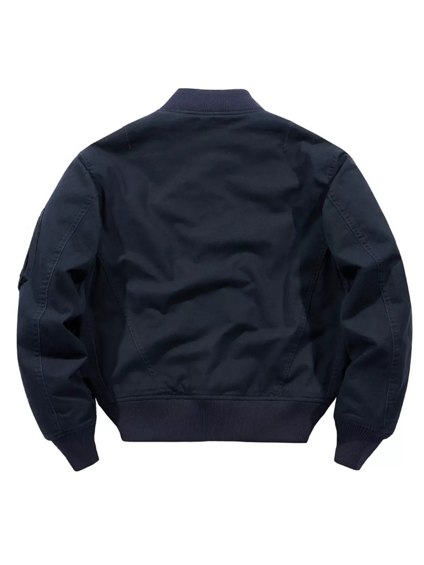 Men's Plus Size Zip Up Classic Bomber Jacket