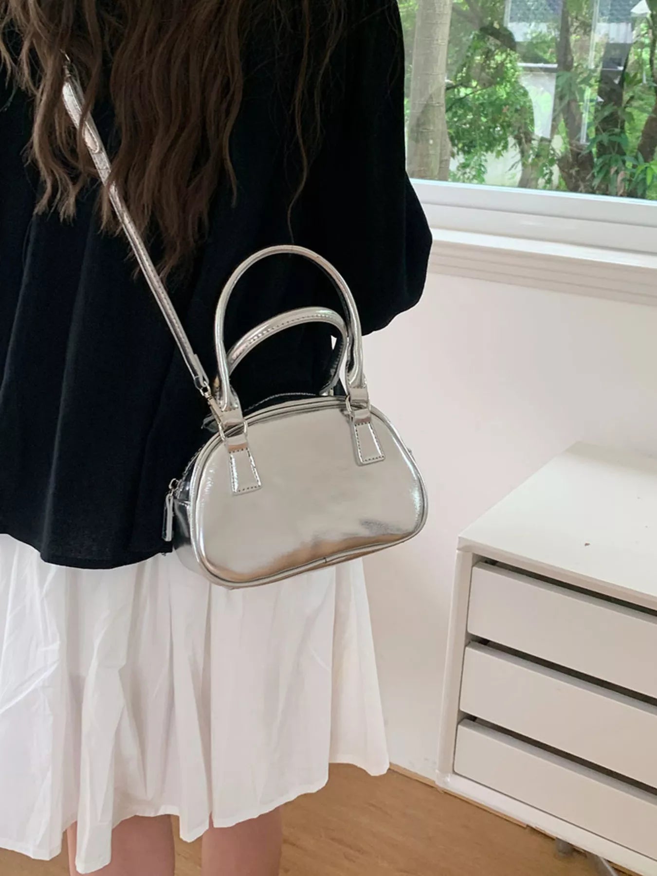 Top Handle Crossbody Bag