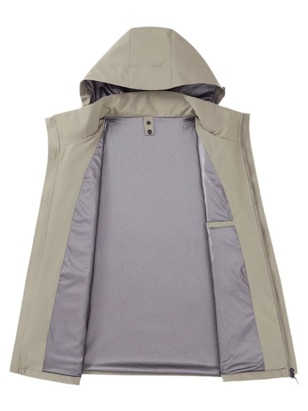 Men's Plus Size Lightweight Hooded Outdoor Jacket