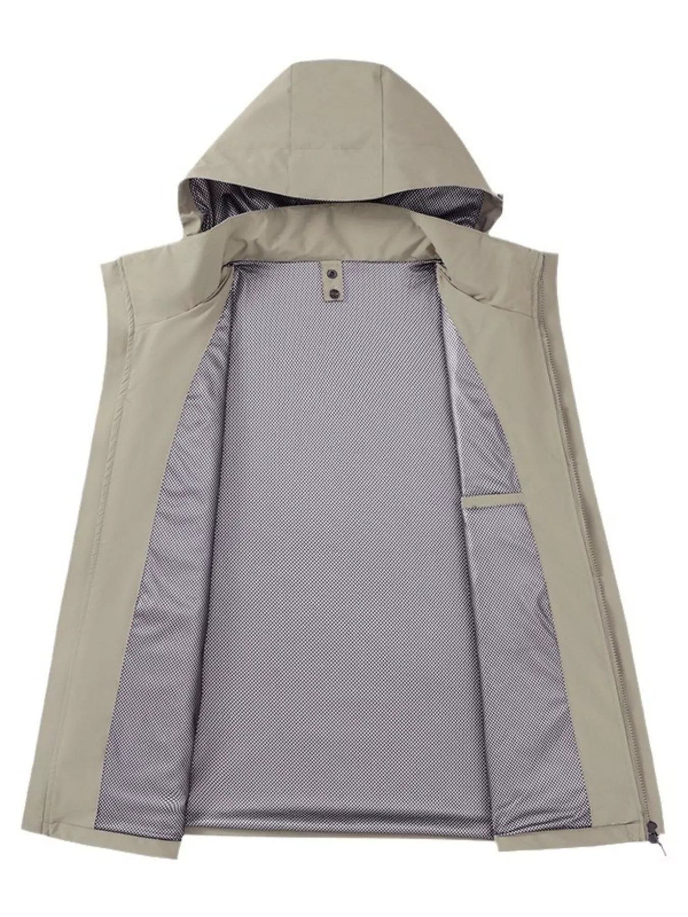 Men's Plus Size Lightweight Hooded Outdoor Jacket