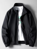 Men's Plus Size Casual Lightweight Bomber Jacket