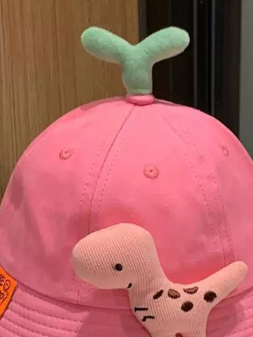 Children's Dinosaur & Sprout Decor Bucket Hat