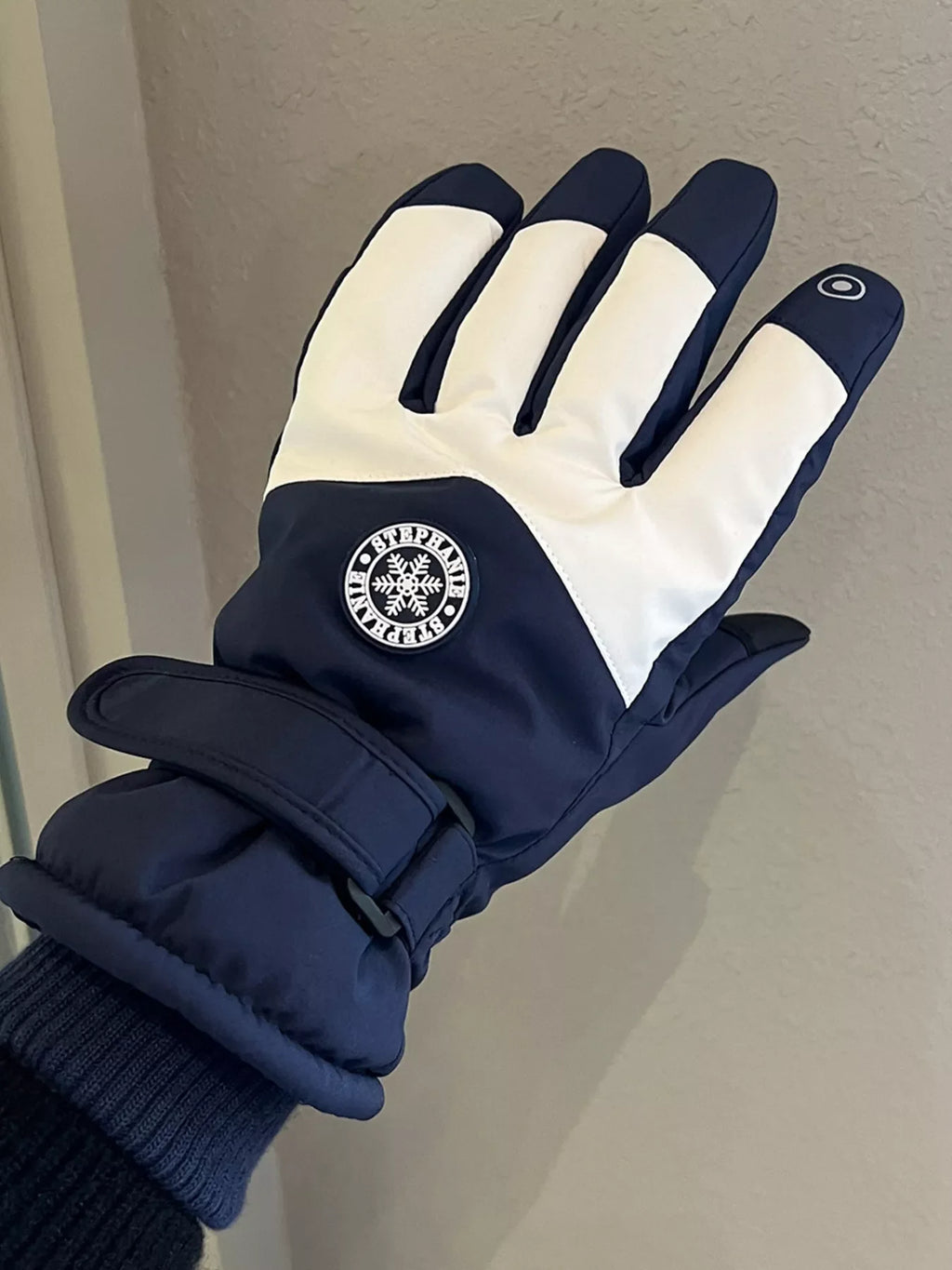 Waterproof Color Block Gloves