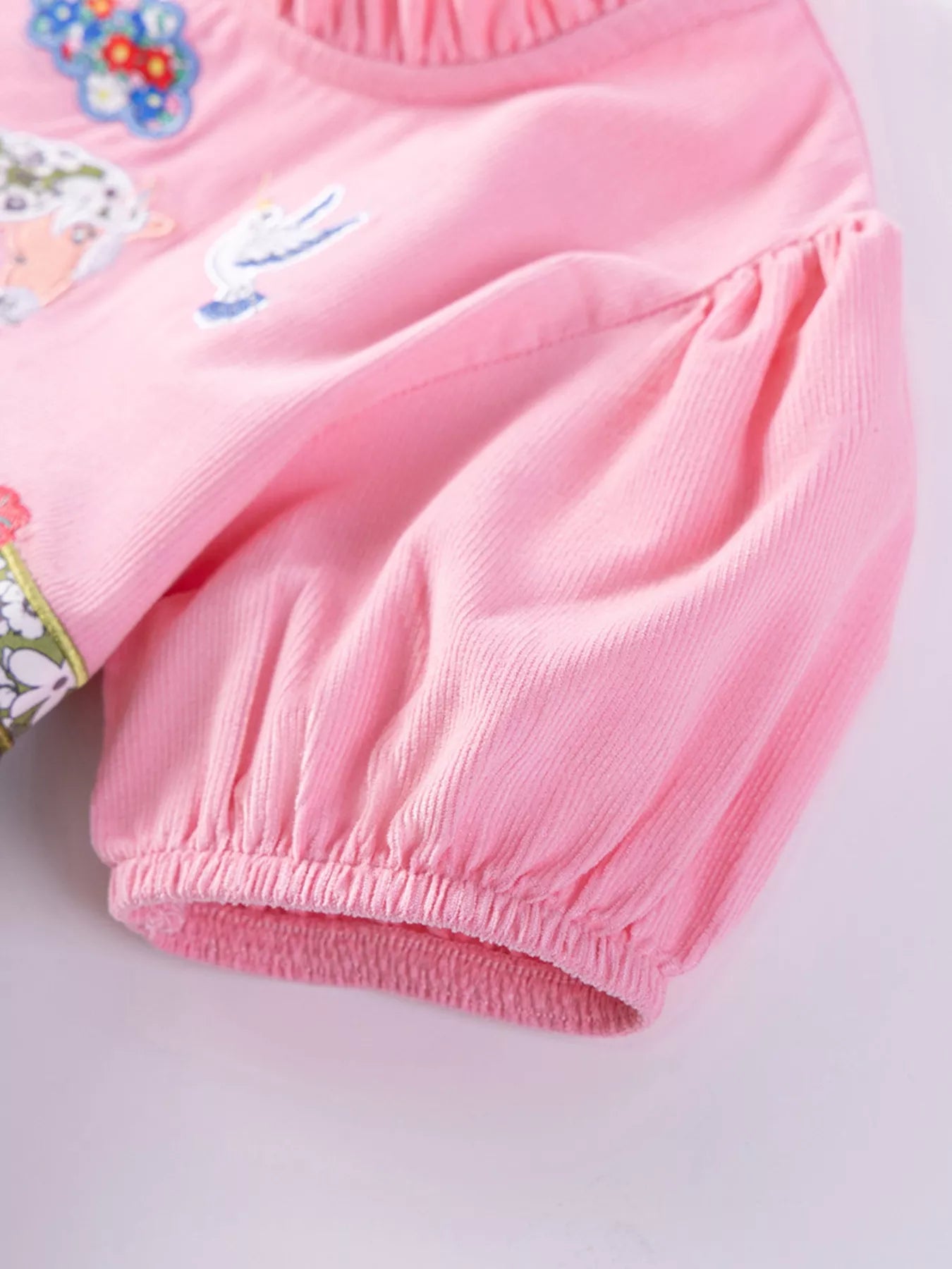 Children's Cartoon Short Sleeve Dress