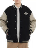 Men's Contrast Snap Down Jacket