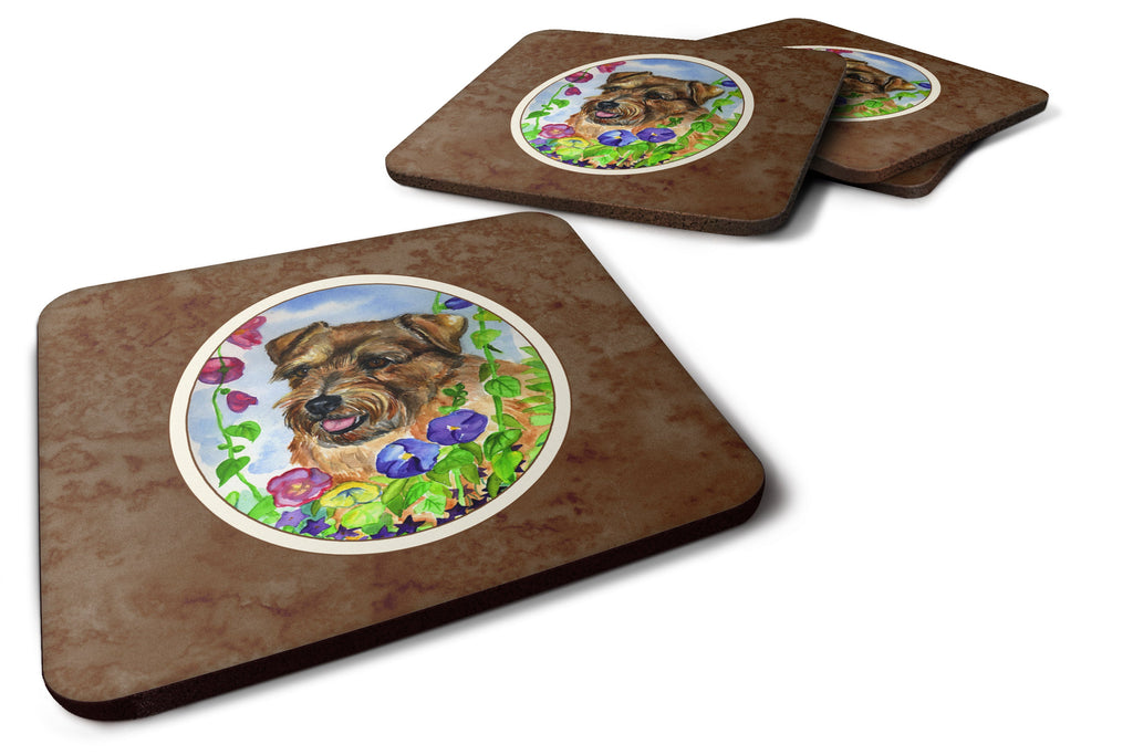 Norfolk Terrier Foam Coasters Set of 4 Cup Coasters for Indoor Outdoor, Tabletop Protection, Anti Slip, Mouse pad Material