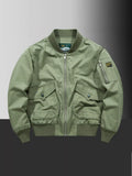 Men's Plus Size Zip Up Long Sleeve Jacket