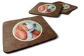 Basset Hound Foam Coasters Set of 4 Cup Coasters for Indoor Outdoor, Tabletop Protection, Anti Slip, Mouse pad Material